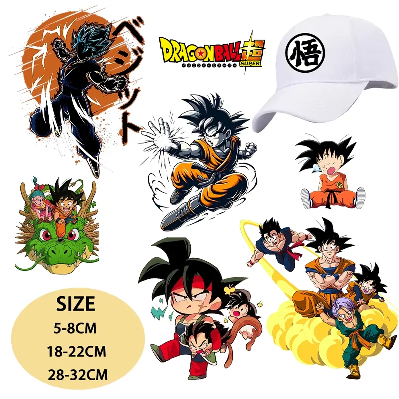 Anime Merchandise Men - Dragons Ball Heat Transfer Stickers T-Shirt