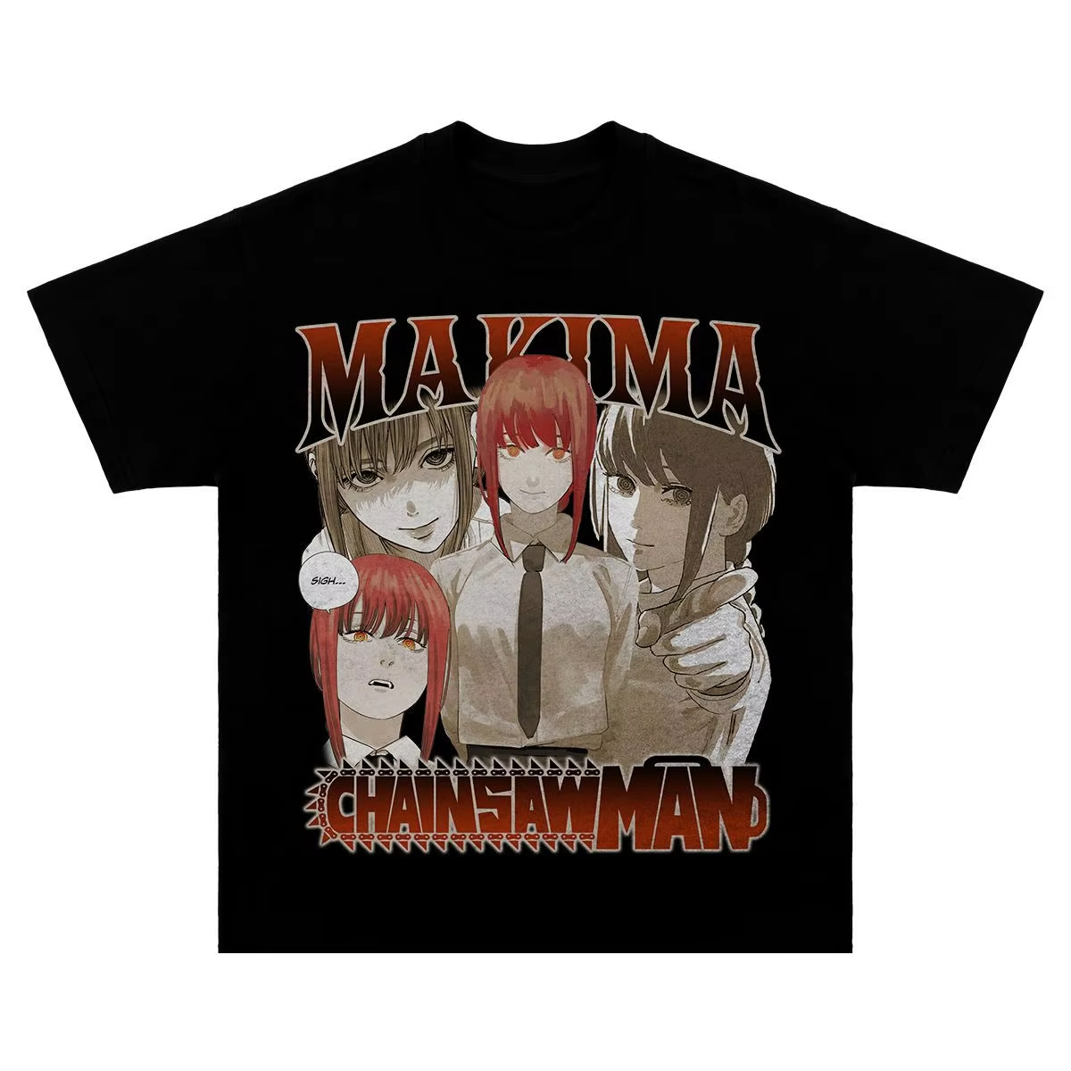 Anime Merchandise T-Shirts - 2025 Japanese-style Collaboration Chainsaw Man Merchandise