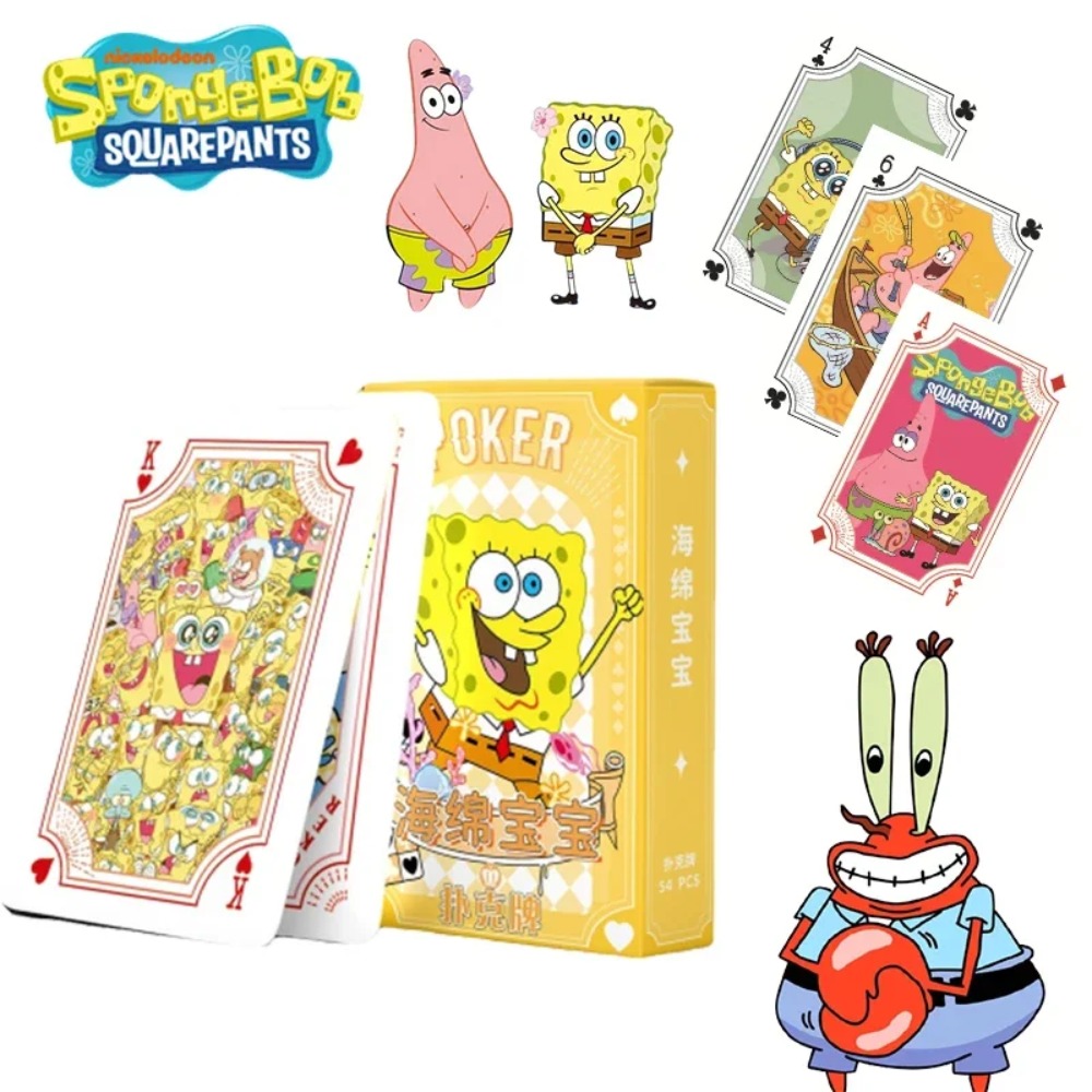 Themed Playing Card - 54Sheets/box SpongeBob Anime Poker Cards Patrick