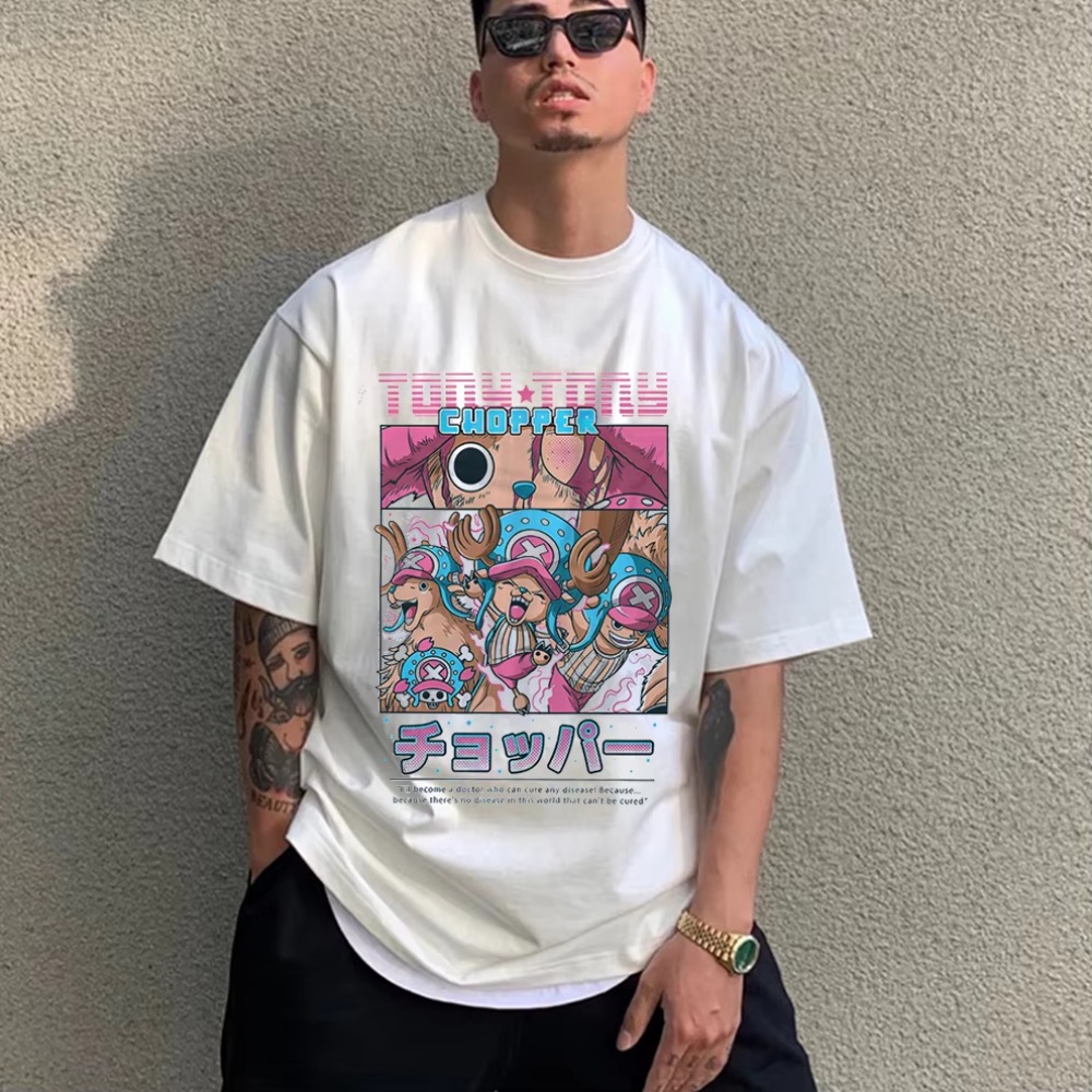 Anime Merchandise Store Japan - Men's T-Shirt Anime One Peice Chopper