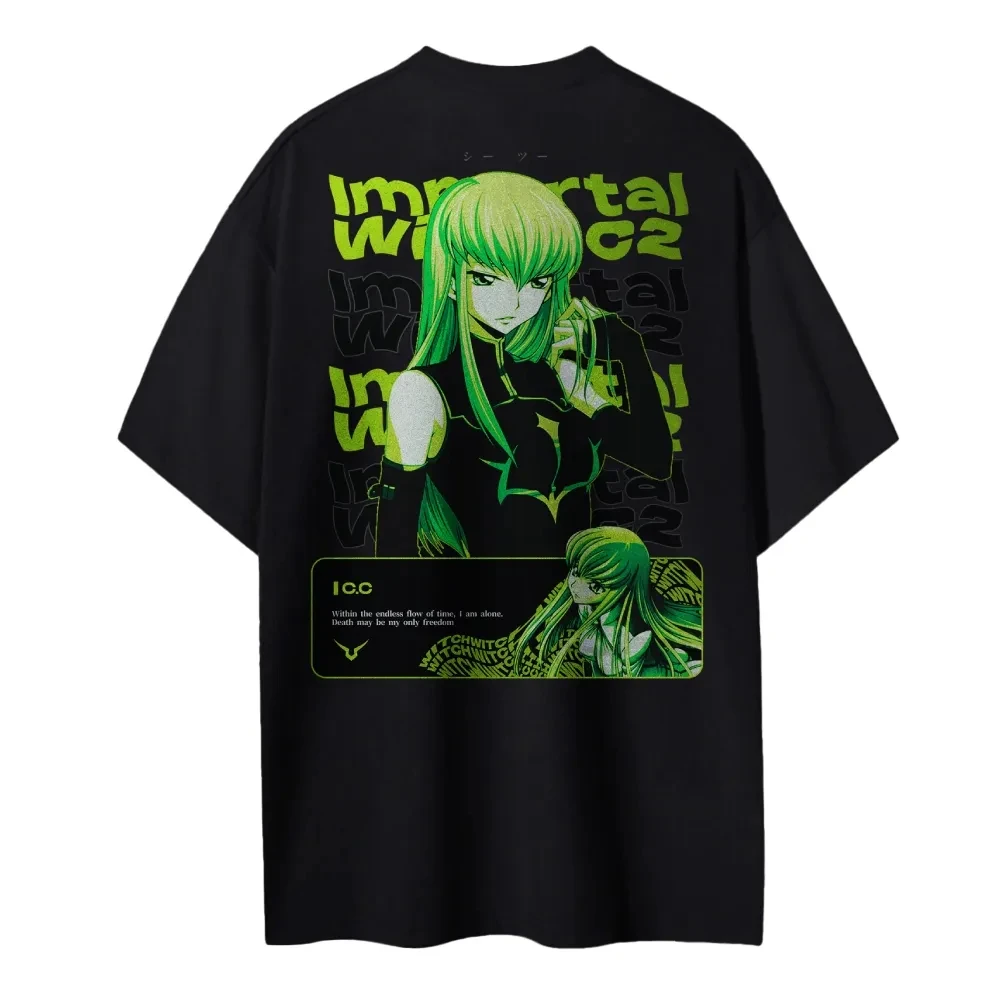 New Code Geass T-Shirt C.C. Ch - Anime Merchandise Store Japan ulasan dan harga