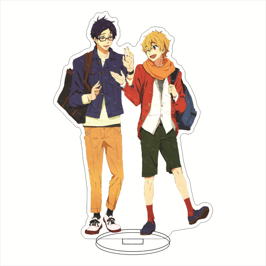 16CM Anime Acrylic Figure Free - Anime Merchandise Accessories ulasan dan harga