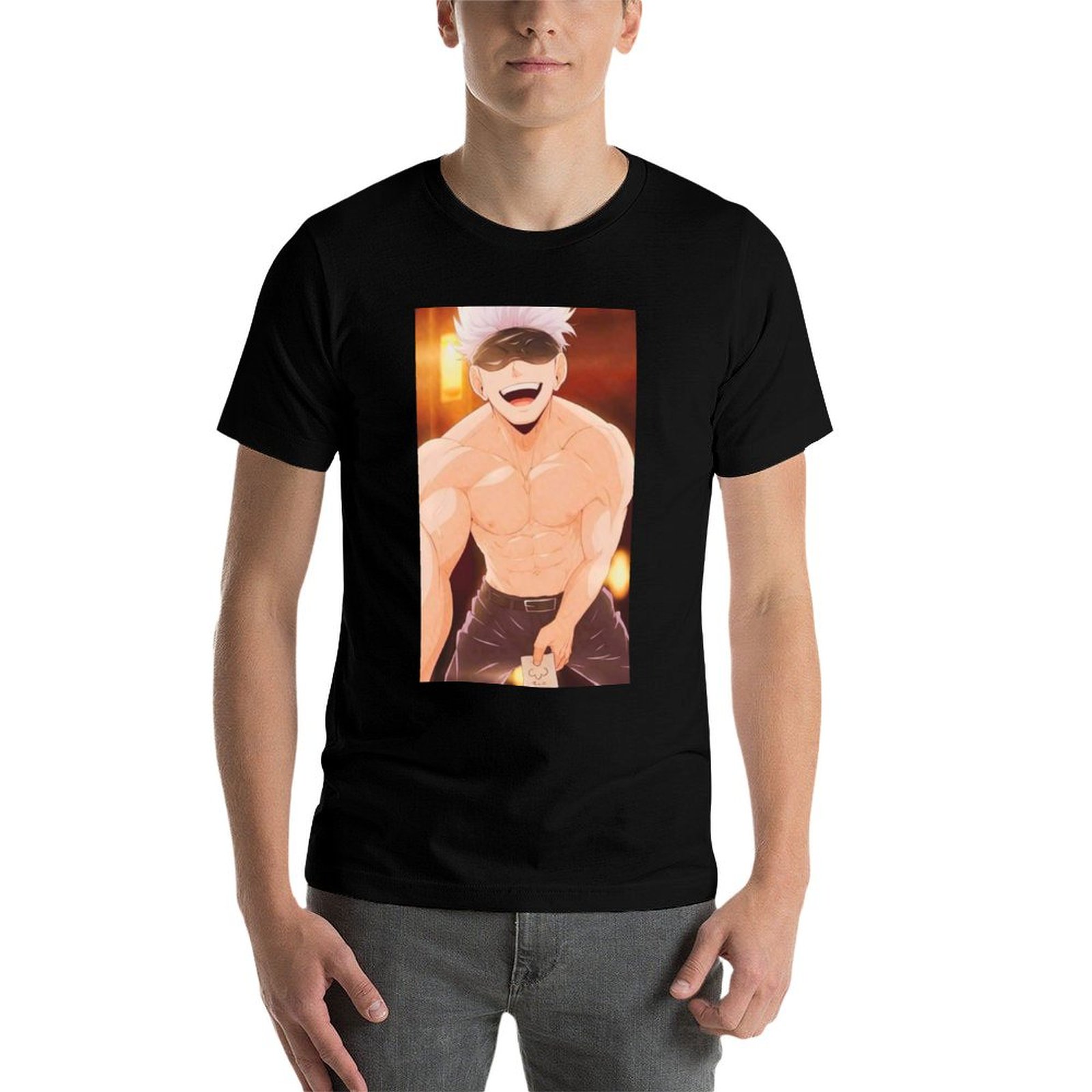 Gojo Satoru Merchandise T-Shir - Anime Merchandise T-Shirts ulasan dan harga