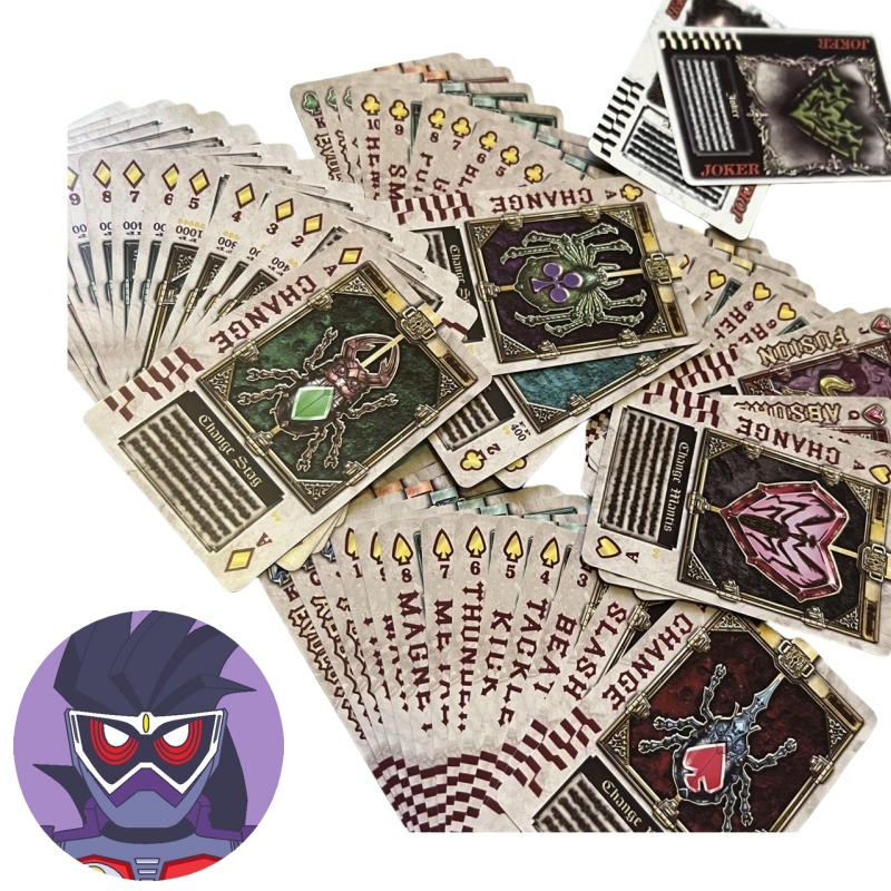 Bandai Kamen Rider anime chara - Themed Playing Card ulasan dan harga