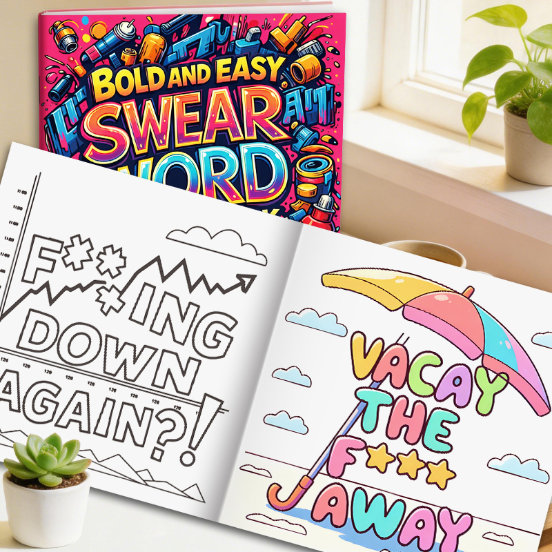 Adult Coloring Book with Witty - Art Book Illustration ulasan dan harga
