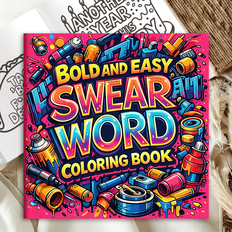 Adult Coloring Book with Witty - Art Book Illustration ulasan dan harga