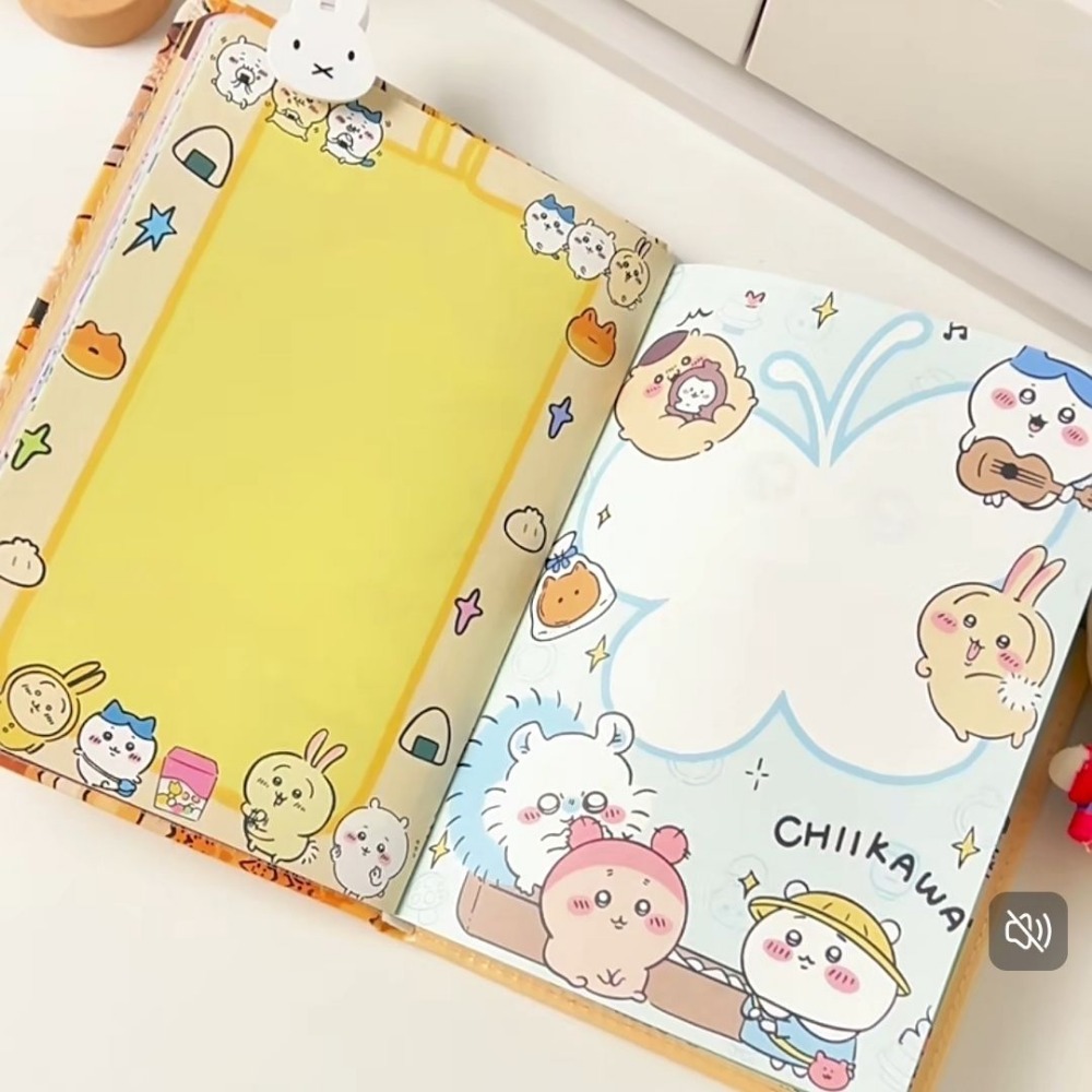 New Chiikawa Notebook Thickene - Art Book Illustration ulasan dan harga