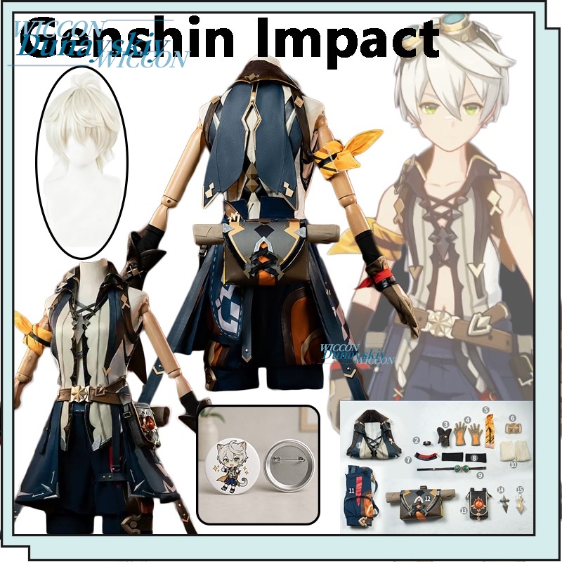 Genshin Impact Bennett Cosplay - Anime Cosplay Merchandise ulasan dan harga