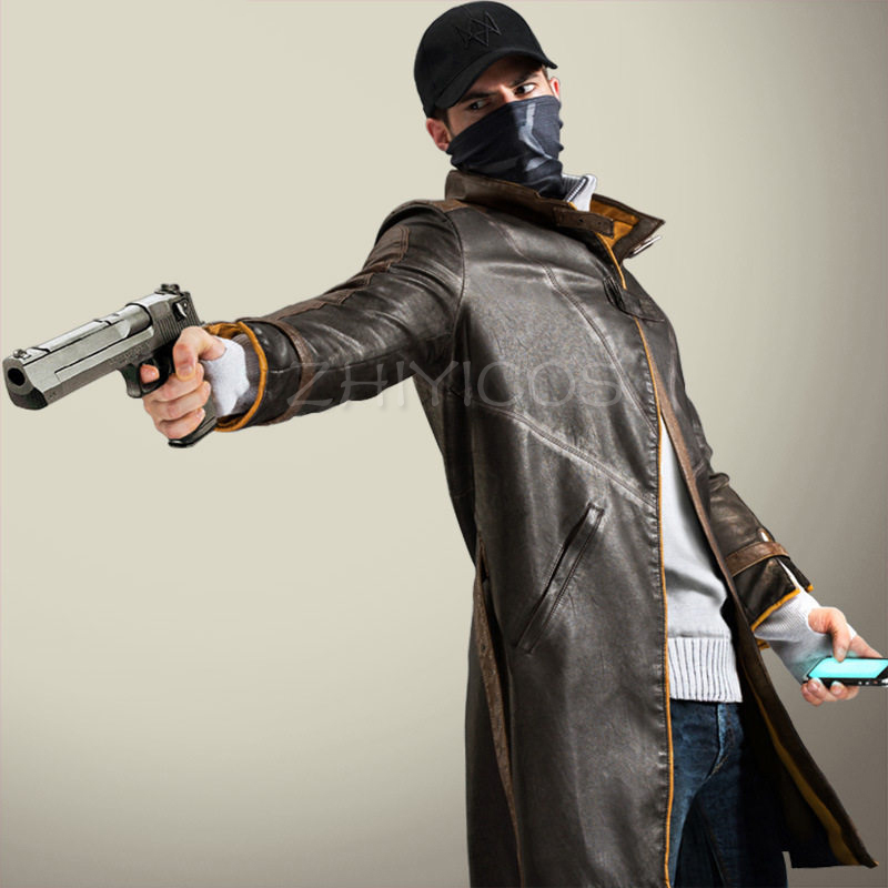 Aiden Pearce Cosplay Costume P - Windbreaker Anime Merchandise ulasan dan harga