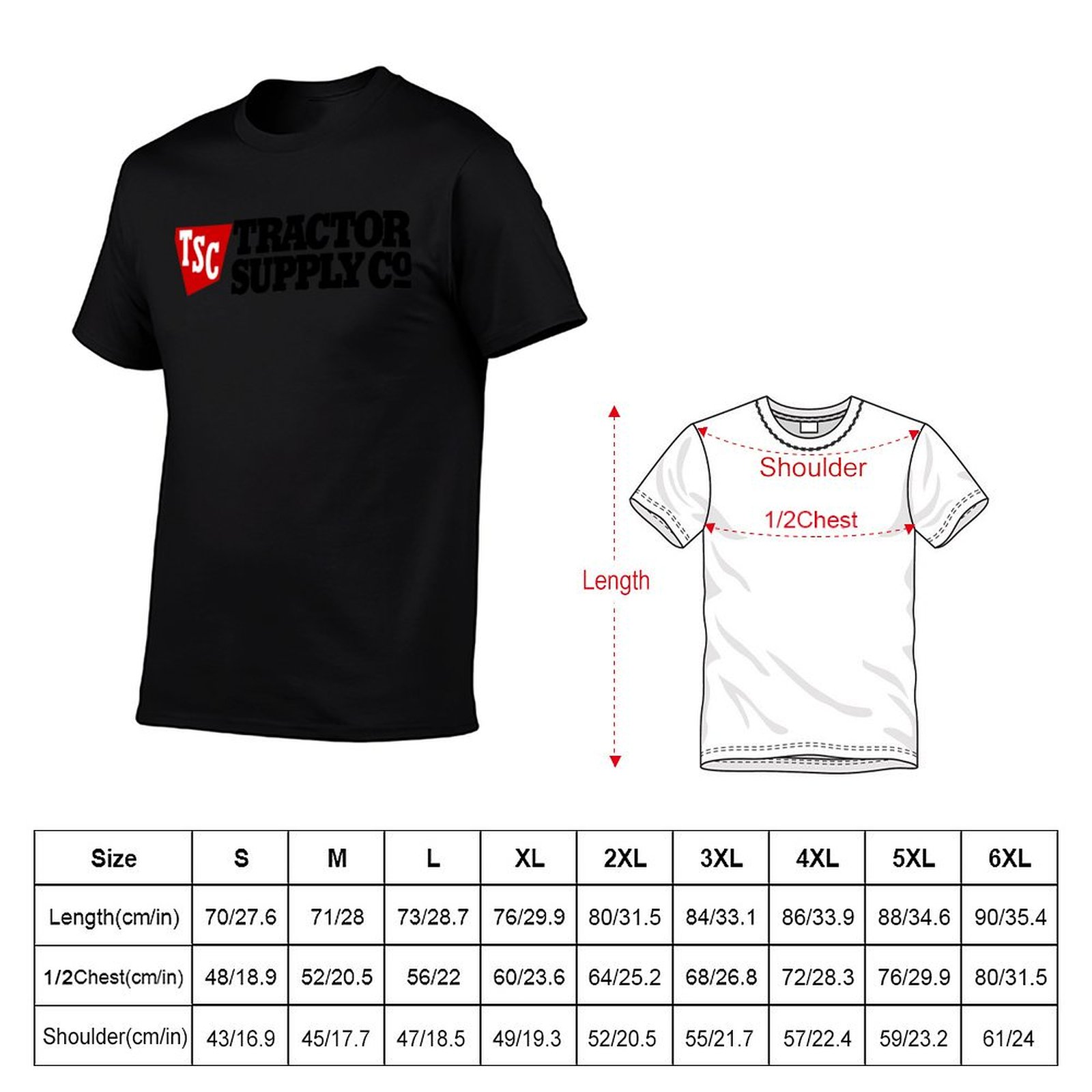 Tractor Supply TSC Logo Mercha - Anime Merchandise T-Shirts ulasan dan harga