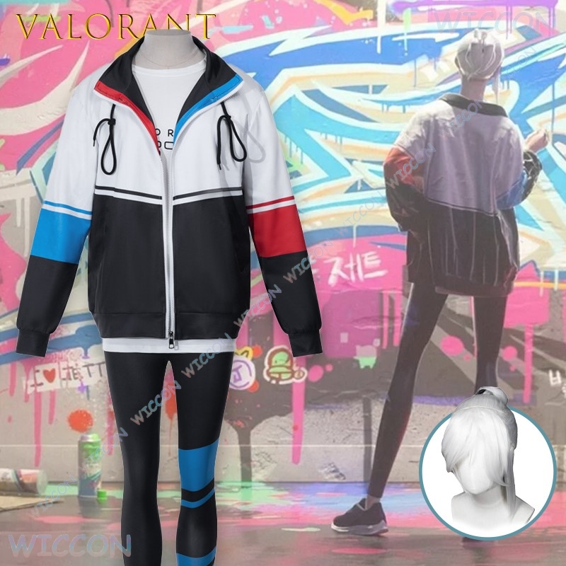 Valorant Jett Cosplay Jacket T - Windbreaker Anime Merchandise ulasan dan harga