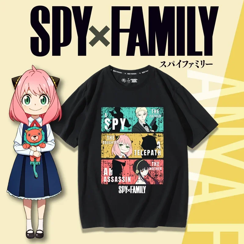 SPY×FAMILY Spy and Family Them - Anime Merchandise T-Shirts ulasan dan harga