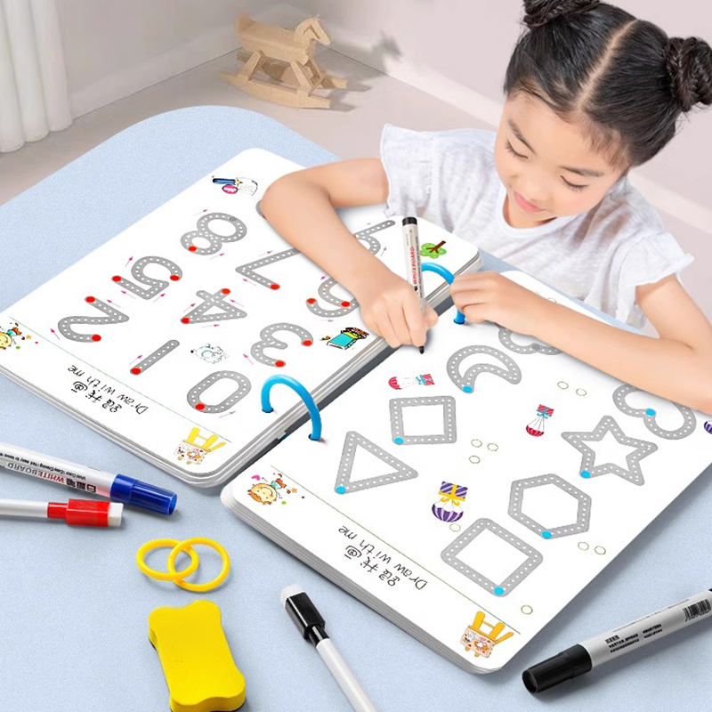 32-Page Reusable Magic Practic - Art Book Illustration ulasan dan harga